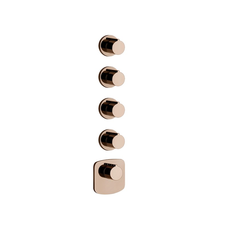 Gessi - Tondo Wellness Ext Part-Wall-Mounted Thermo High-Cap Mixer
