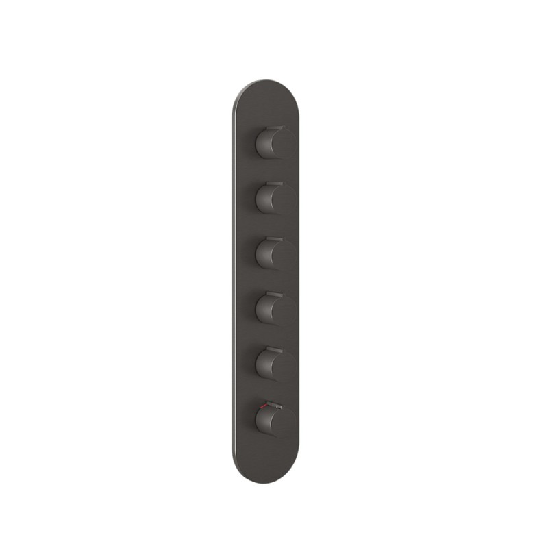 Gessi - Tondo Wellness Ext Parts-Wall-Mount Thermo High-Cap Mixer