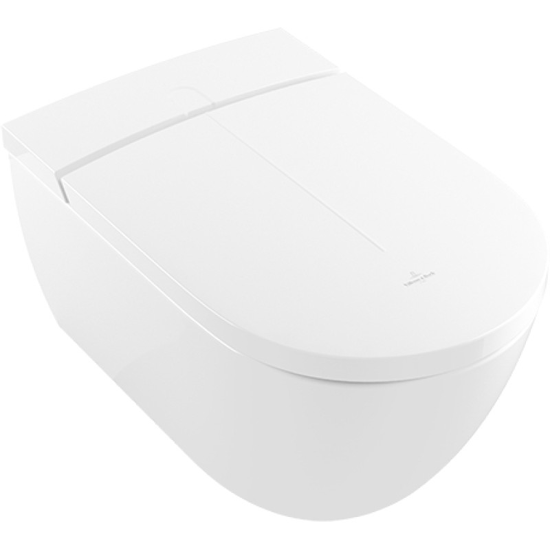 Villeroy and Boch - Viclean Viclean Shower-Toilet, Wash-Down Toilet, Rimless
