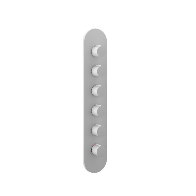 Gessi - Tondo Wellness Ext Parts-Wall-Mount Thermo High-Cap Mixer