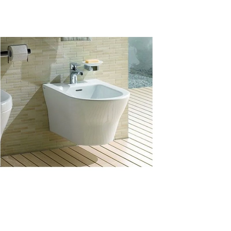 Toto - TOTO Wall Hung Bidet With Tap Hole & Overflow