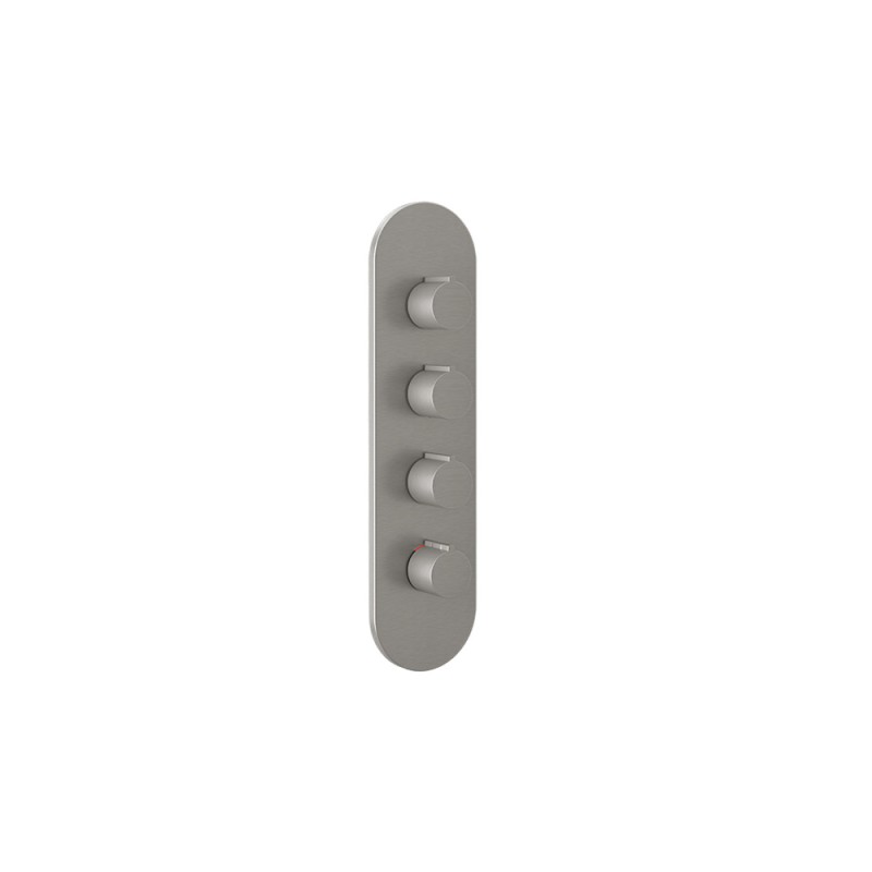 Gessi - Tondo Wellness Ext Parts-Wall-Mount Thermo High-Cap Mixer