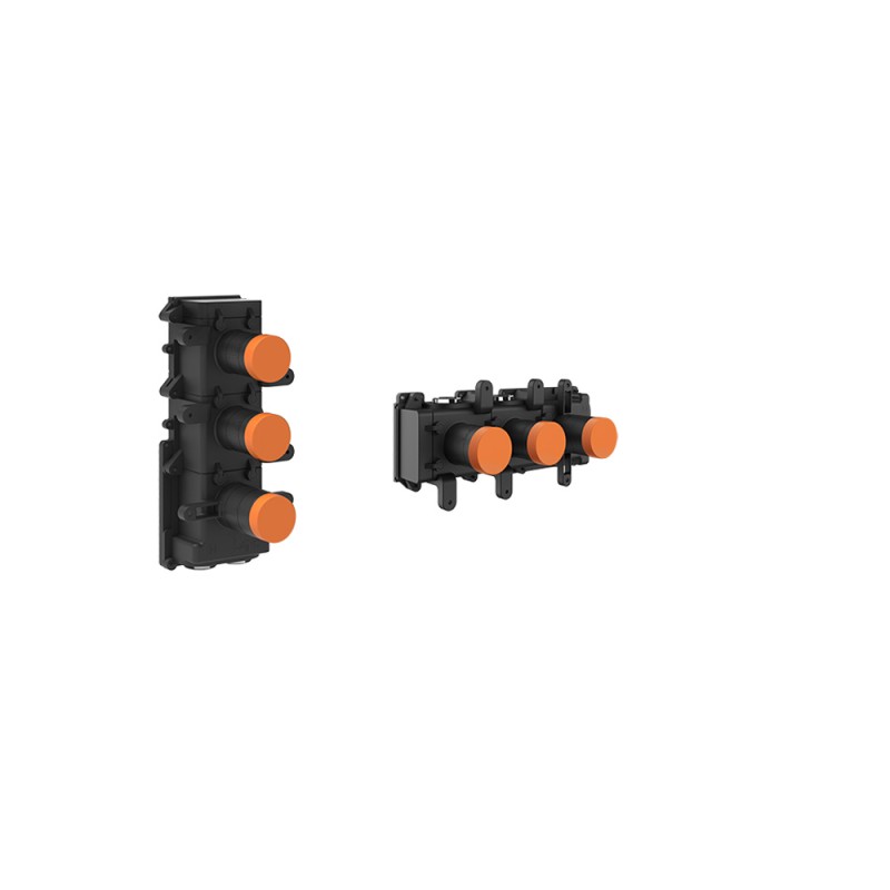 Gessi - Origini Built-In Part For Thermo Mixer, Two Sep Exits