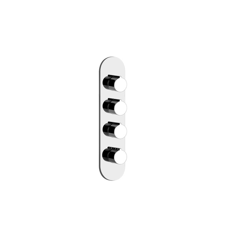 Gessi - Tondo Ext Parts For Thermostatic High-Capacity 3-Way Mixer
