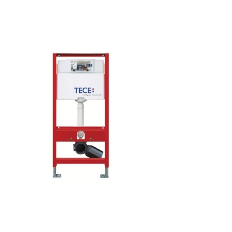 Tece - TECE WC Cistern Frame, Slimline 8cm, Front Actuation, H120