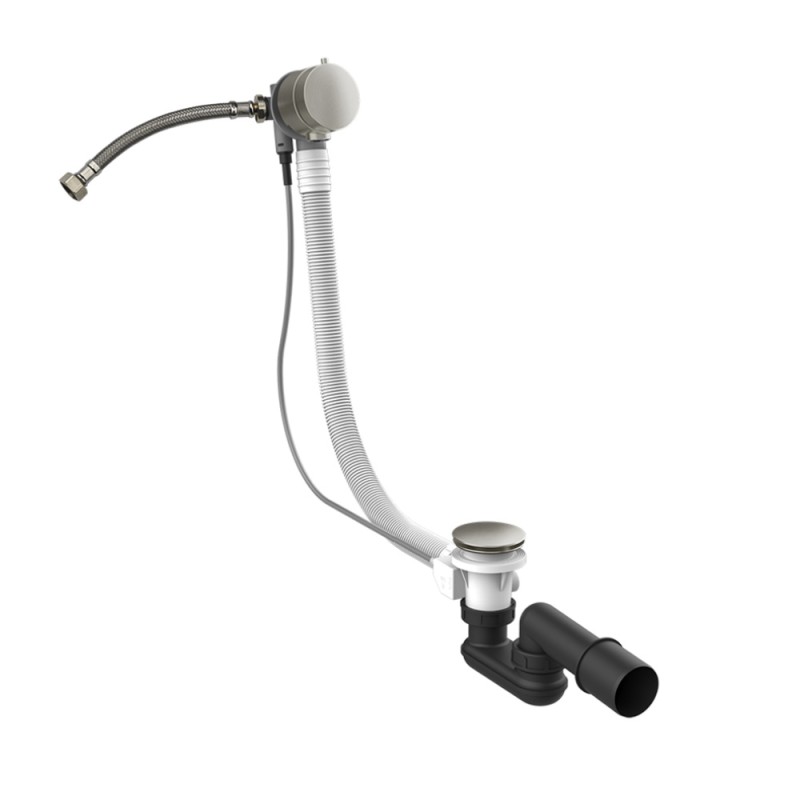 Gessi - Column Bath Waste With Overflow Cap Filler L67.5cm