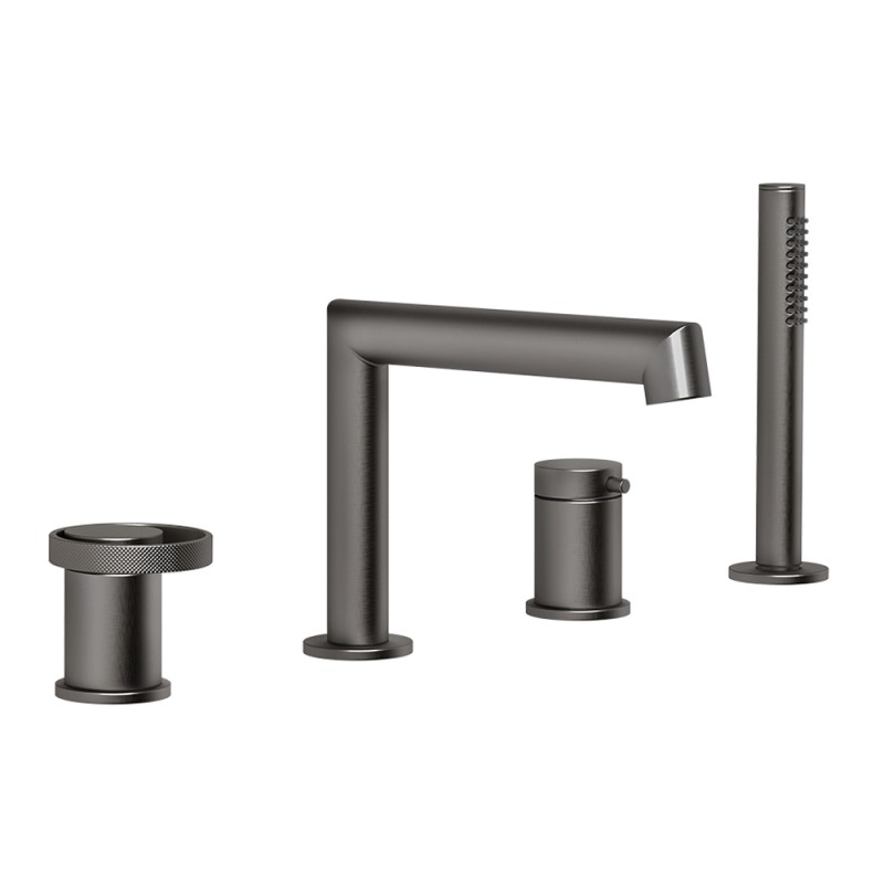 Gessi - Anello 4-Hole Bath Mixer With Diverter, Tub-Filler Spout