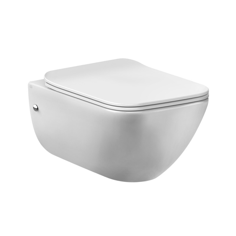 Gessi - Venti20 Wall Hung WC 6 litres In Ceramic, Integrated Siphon