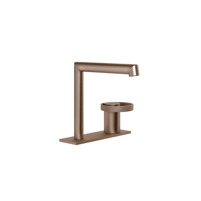 Gessi - Anello Basin Mixer, Flexible Connections, Without Waste