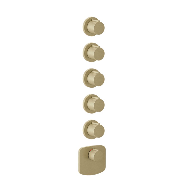 Gessi - Tondo Ext Parts For Wall-Mounted Thermo High-Capacity Mixer