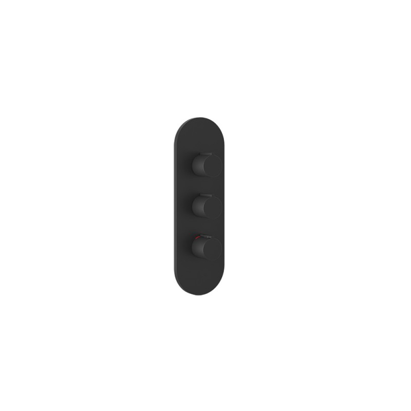 Gessi - Tondo Wellness Ext Parts-Wall-Mount Thermo High-Cap Mixer