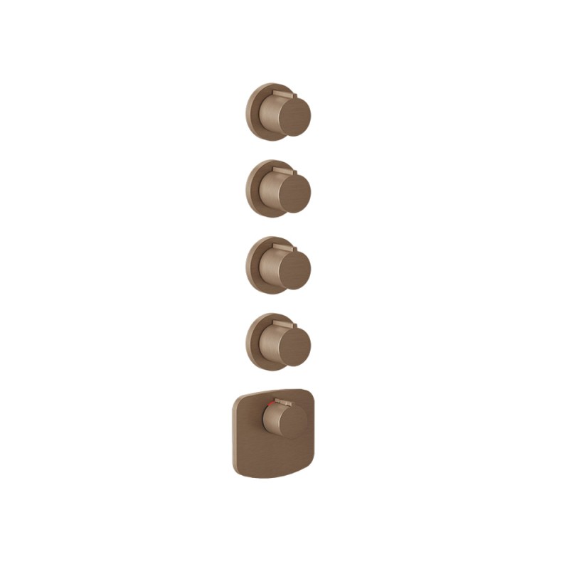 Gessi - Tondo Wellness Ext Part-Wall-Mounted Thermo High-Cap Mixer