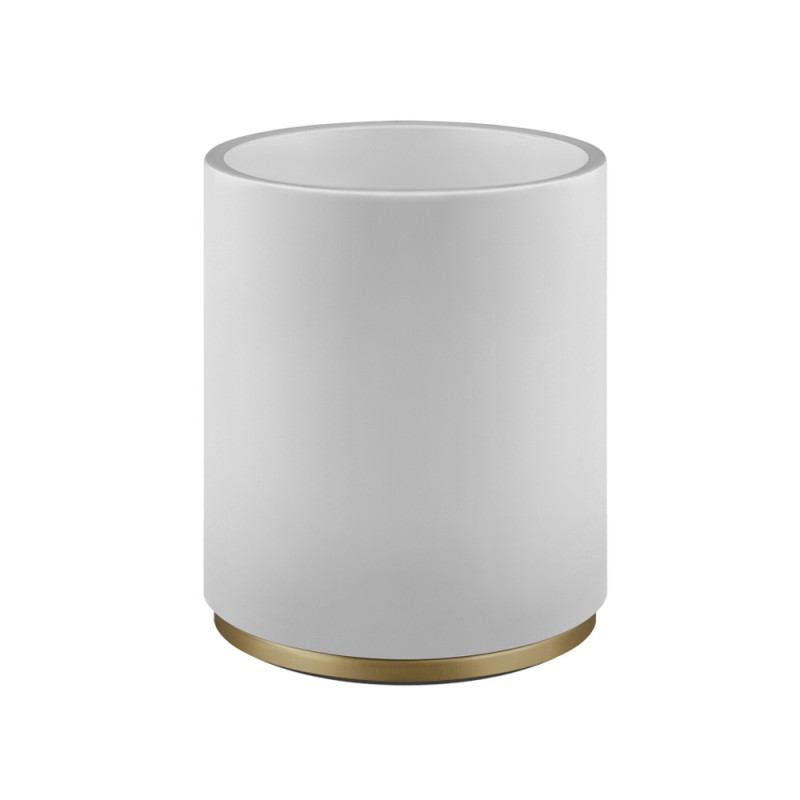 Gessi - Ingranaggio White Waste-Paper Basket