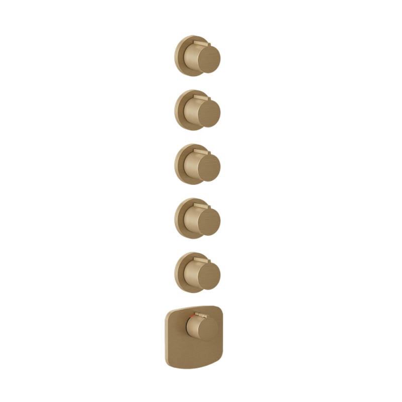 Gessi - Tondo Ext Parts For Wall-Mounted Thermo High-Capacity Mixer