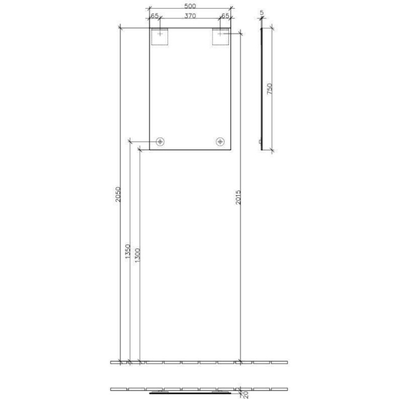 Villeroy and Boch - More To See Mirror 500 x 750 x 20mm