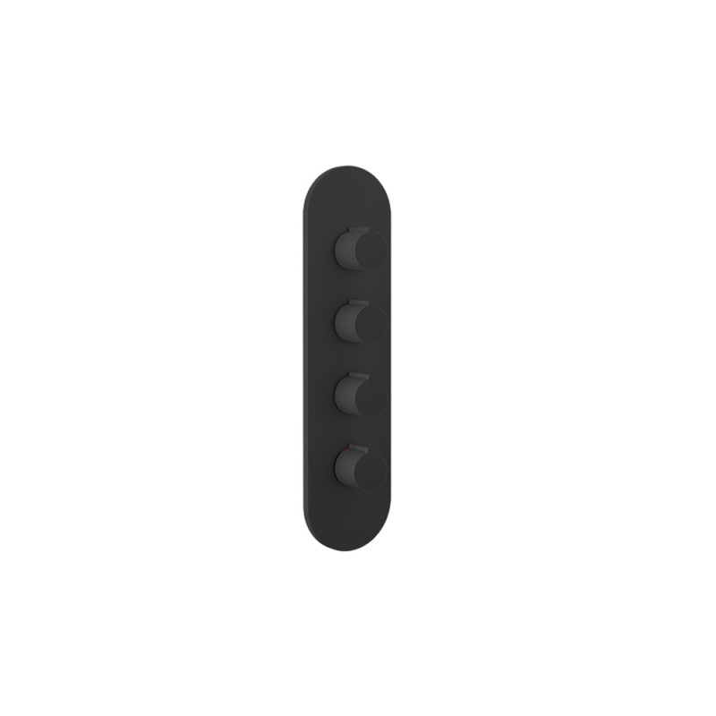 Gessi - Tondo Wellness Ext Parts-Wall-Mount Thermo High-Cap Mixer