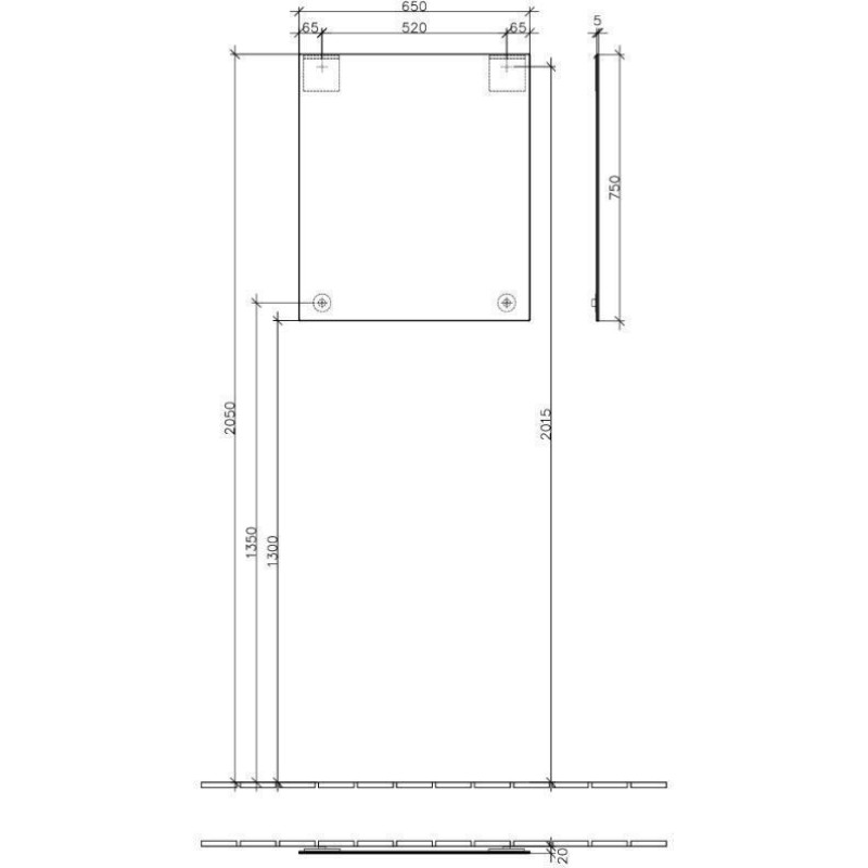 Villeroy and Boch - More To See Mirror 650 x 750 x 20mm