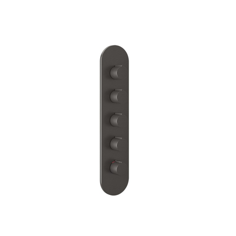 Gessi - Tondo Wellness Ext Parts-Wall-Mount Thermo High-Cap Mixer
