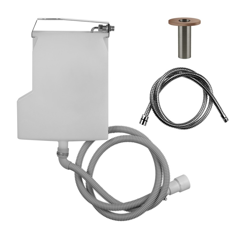 Gessi - Ingranaggio Pull-Out Handshower Drain Kit, Rim Installation