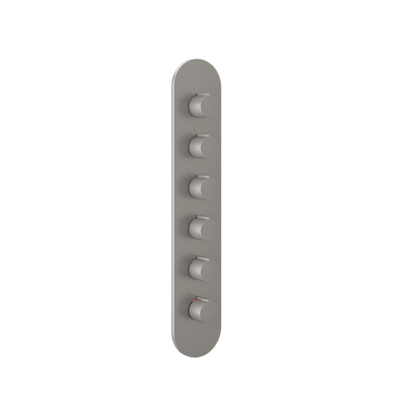 Gessi - Tondo Wellness Ext Parts-Wall-Mount Thermo High-Cap Mixer