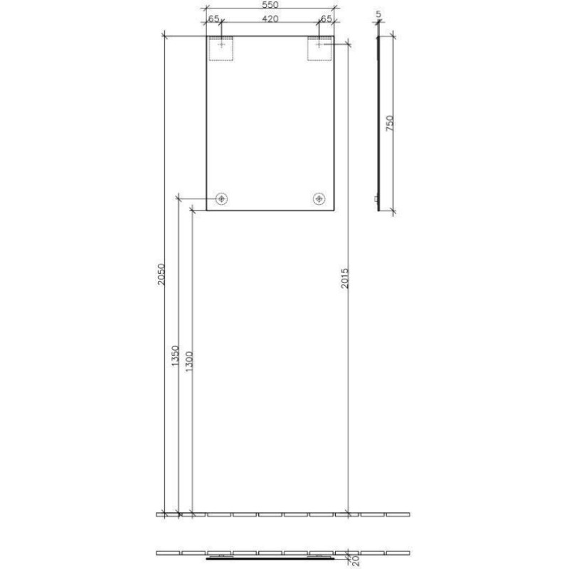 Villeroy and Boch - More To See Mirror 550 x 750 x 20mm
