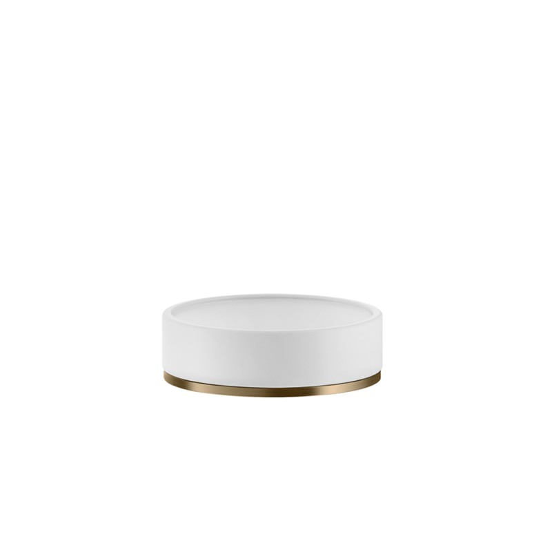 Gessi - Inciso White Standing Soap Holder