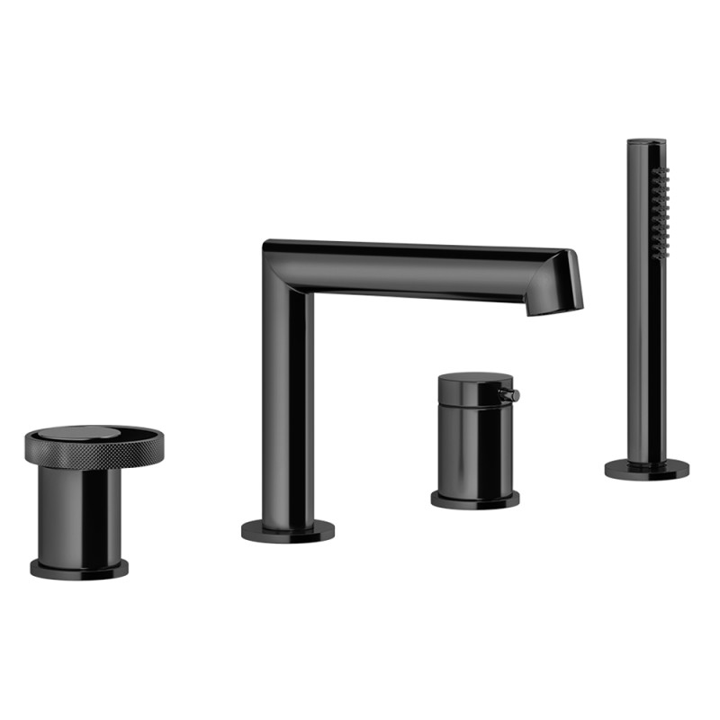 Gessi - Anello 4-Hole Bath Mixer With Diverter, Tub-Filler Spout