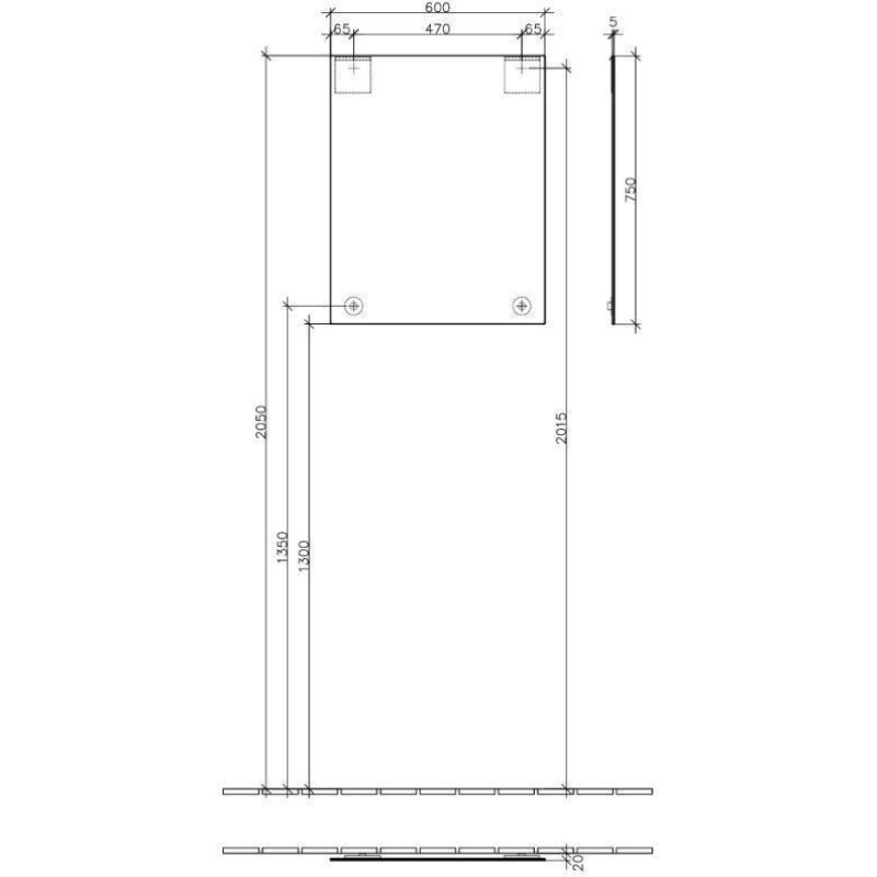 Villeroy and Boch - More To See Mirror 600 x 750 x 20mm