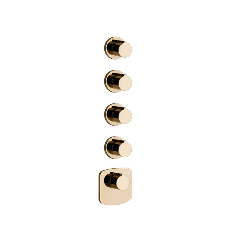 Gessi - Tondo Ext Parts For Wall-Mounted Thermo High-Capacity Mixer