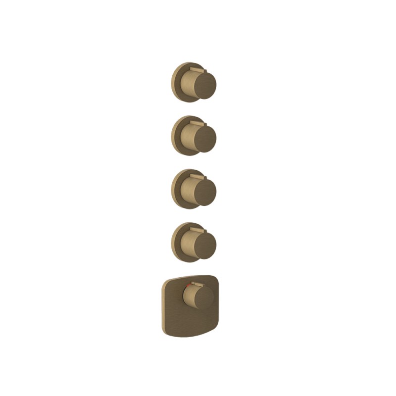 Gessi - Tondo Ext Parts For Wall-Mounted Thermo High-Capacity Mixer