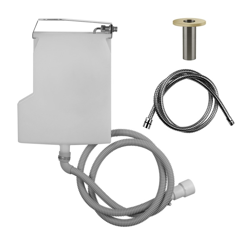 Gessi - Ingranaggio Pull-Out Handshower Drain Kit, Rim Installation