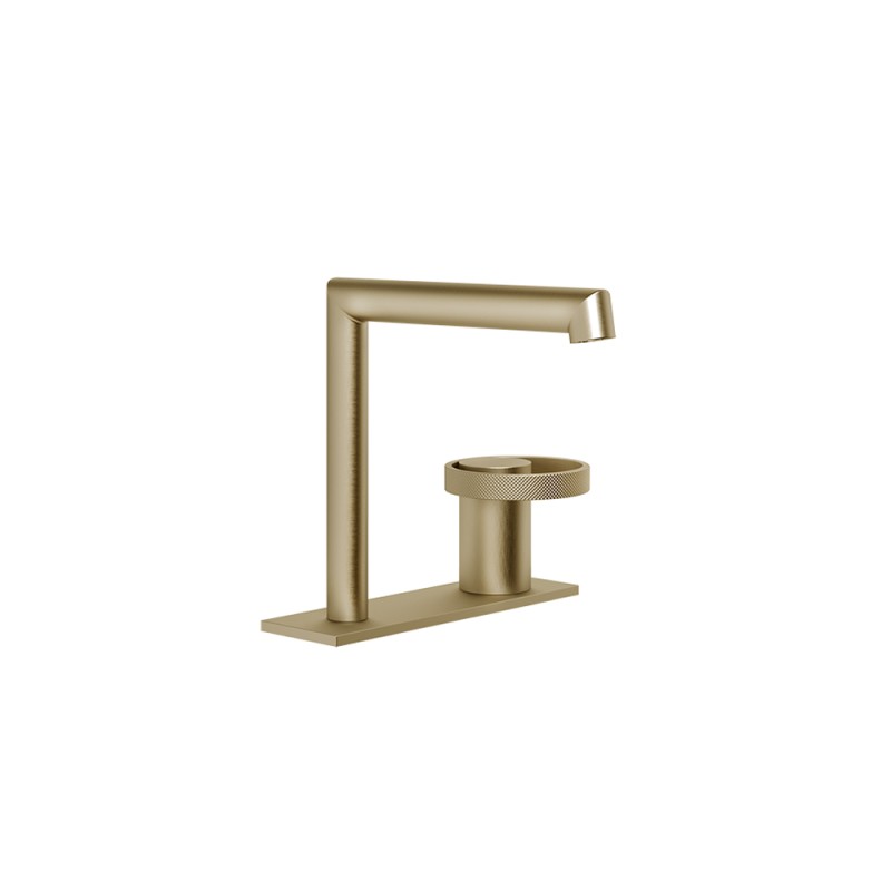 Gessi - Anello Basin Mixer, Flexible Connections, Without Waste