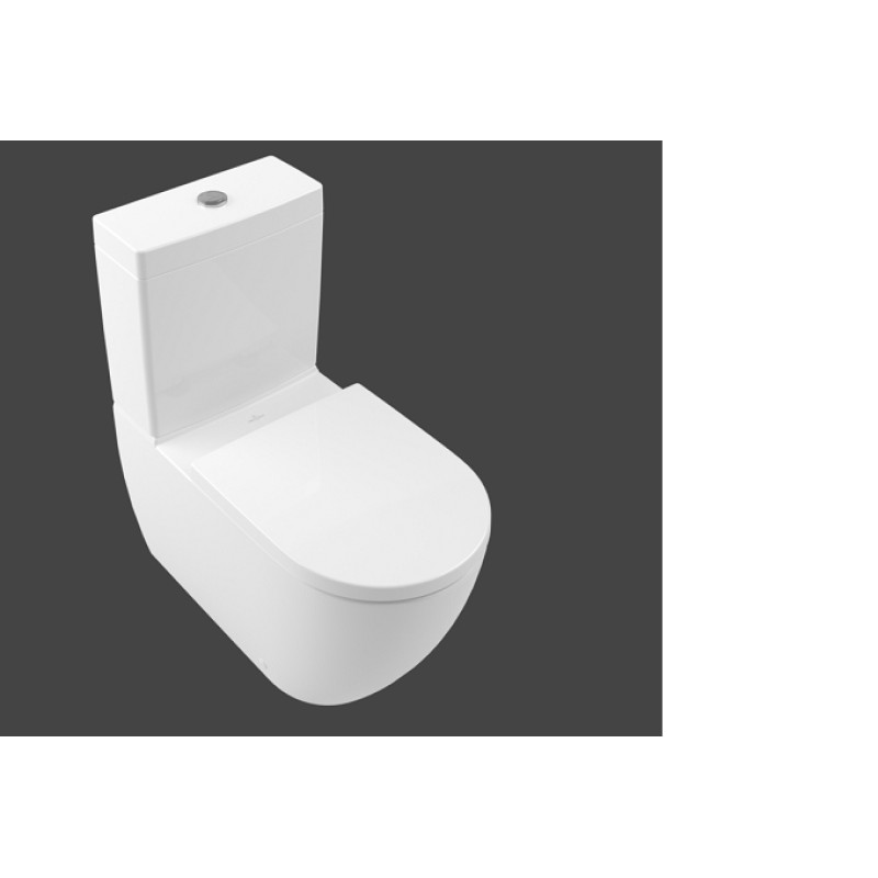 Villeroy and Boch - Subway 3.0 Washdown Toilet For Close-Coupled WC-Suite, Rimle