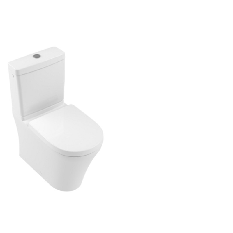 Villeroy and Boch - O.Novo Washdown Toilet For CC Toilet Suite, Rimless