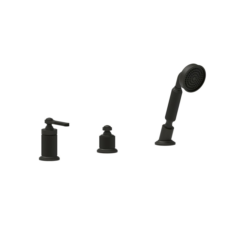 Gessi - Venti20 3-Hole Bath Mixer, Diverter & Pull-Out Handshower