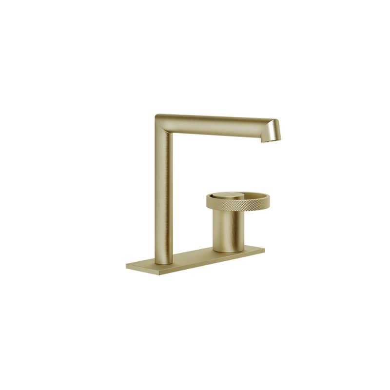 Gessi - Anello Basin Mixer, Flexible Connections, Without Waste
