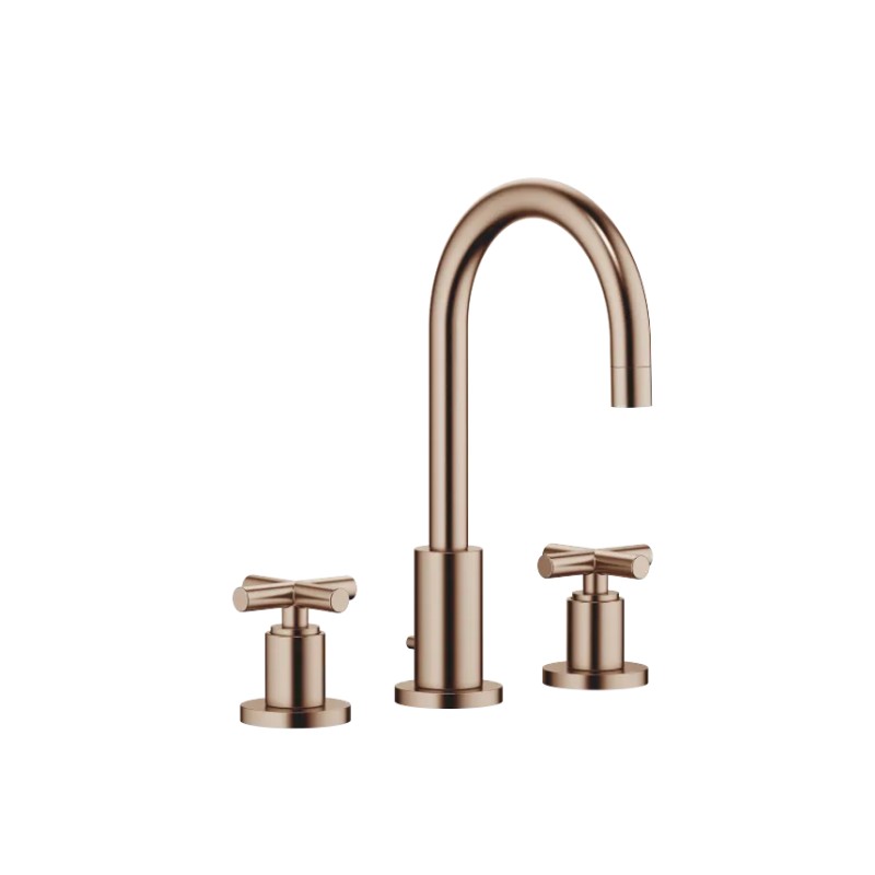 Dornbracht - Tara Three-Hole Basin Mixer With Pop-Up Waste