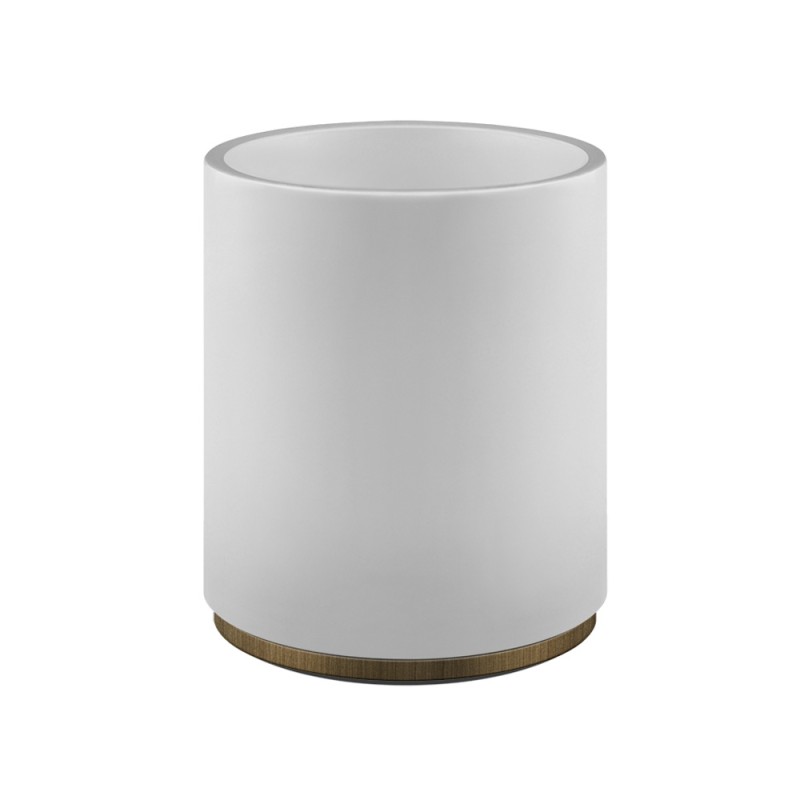 Gessi - Ingranaggio White Waste-Paper Basket