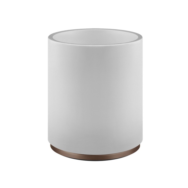 Gessi - Ingranaggio White Waste-Paper Basket