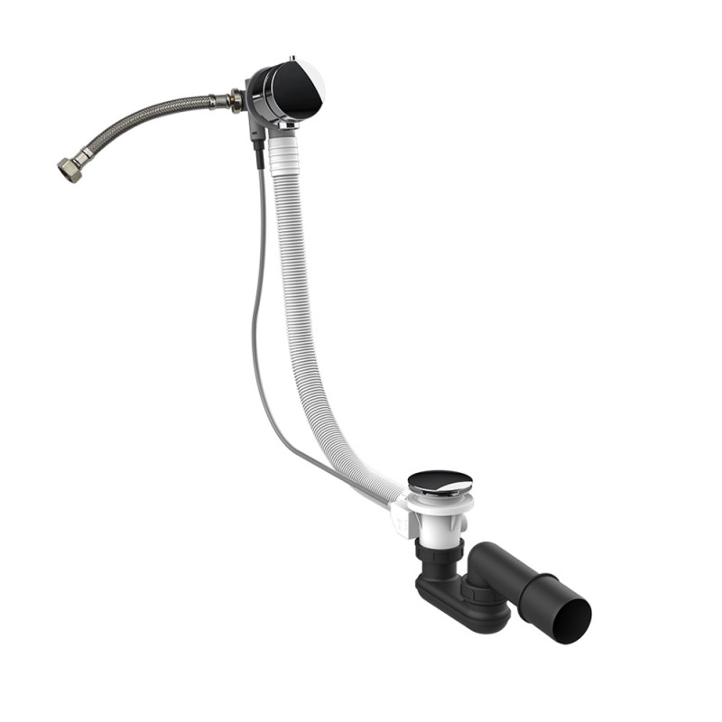 Gessi - Column Bath Waste With Overflow Cap Filler L67.5cm