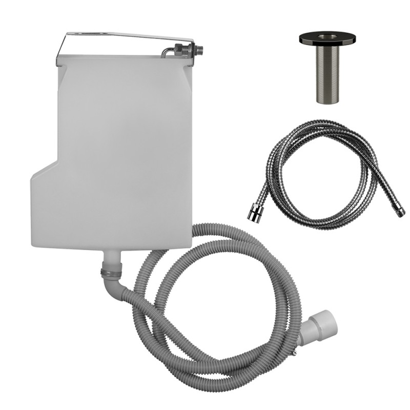 Gessi - Ingranaggio Pull-Out Handshower Drain Kit, Rim Installation