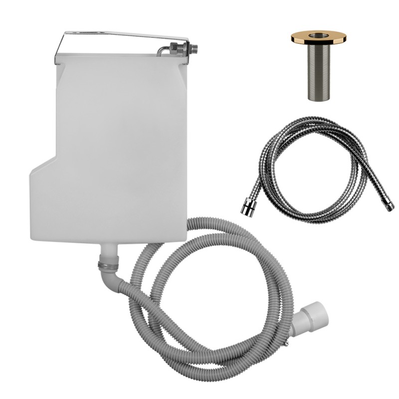 Gessi - Ingranaggio Pull-Out Handshower Drain Kit, Rim Installation