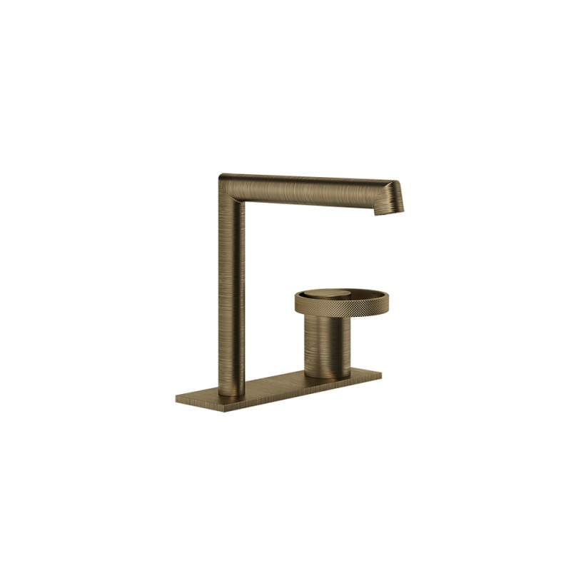 Gessi - Anello Basin Mixer, Flexible Connections, Without Waste