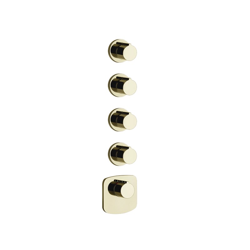 Gessi - Tondo Ext Parts For Wall-Mounted Thermo High-Capacity Mixer