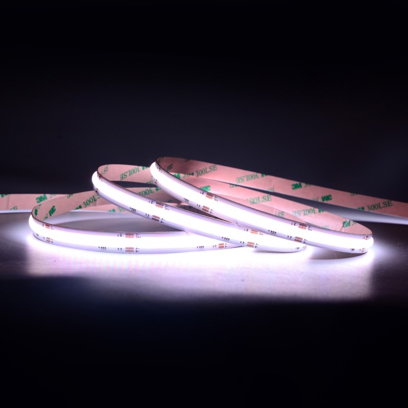 TLG - RGB COB LED, 15W/m, 840LED/M, 50mm-Cut, 10mm IP20 5M
