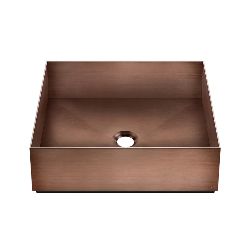 Gessi - Ingranaggio Counter Washbasin 400x400mm W/O Overflow Waste