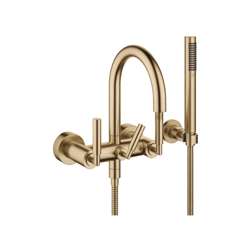 Dornbracht - Tara Bath Mixer For Wall Mounting With Hand Shower Set