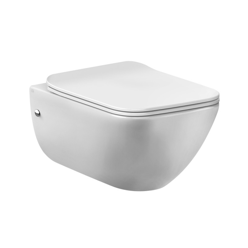 Gessi - Venti20 Wall Hung WC 6 litres In Ceramic, Integrated Siphon