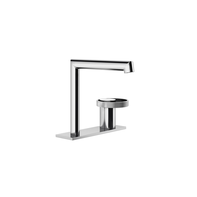 Gessi - Anello Basin Mixer, Flexible Connections, Without Waste