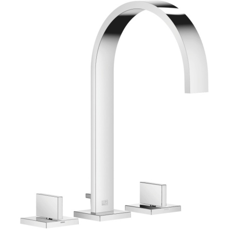 Dornbracht - Mem Three Hole Basin Mixer 200mm Projection